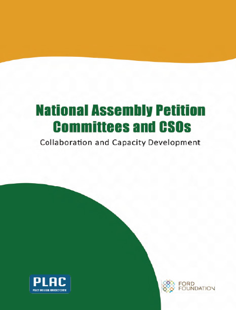Read more about the article National Assembly Petition Committees and CSOs – Collaboration and Capacity Development
