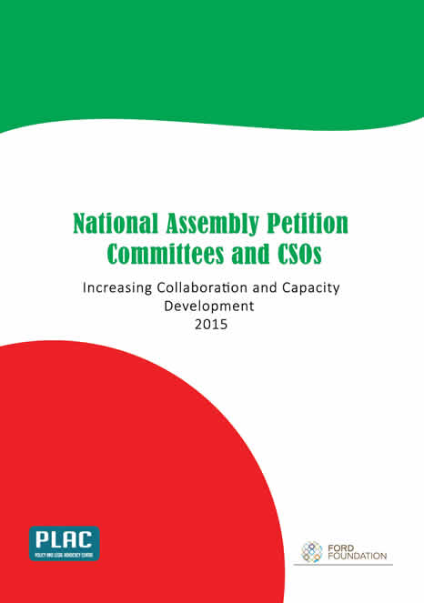 Read more about the article National Assembly Petition Committees and CSOs – Increasing Collaboration and Capacity Development 2015